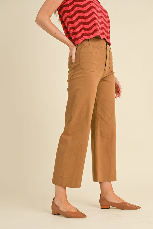 Hazelnut Crop Flare Pants SHIPS OR PICKUP FROM COCO 10/21/25