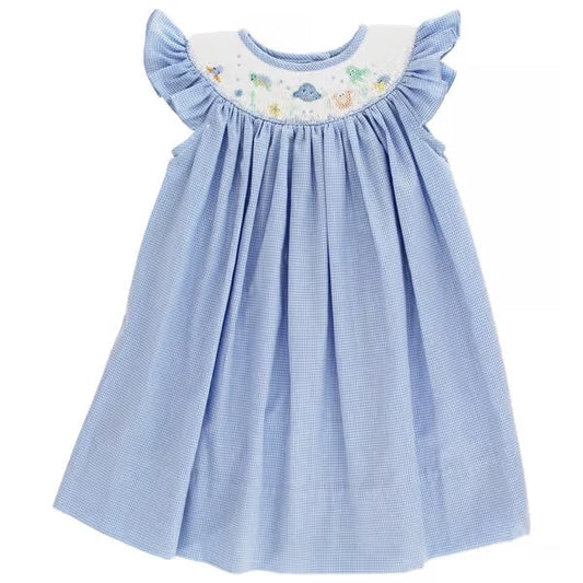 Sea Creatures Bishop Dress, Bailey Boys
