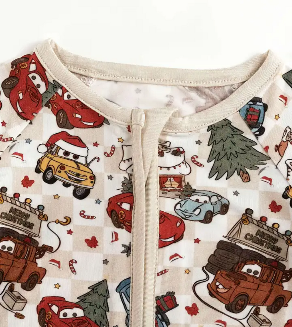 Lightning McQueen Christmas Tree Onesie
