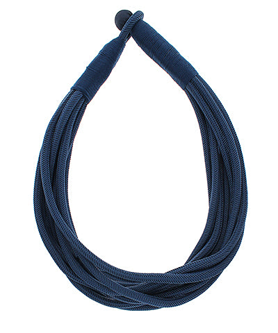 Navy Rope Necklace