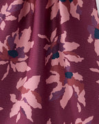 Mulberry Bloom Tea Towel Geometry