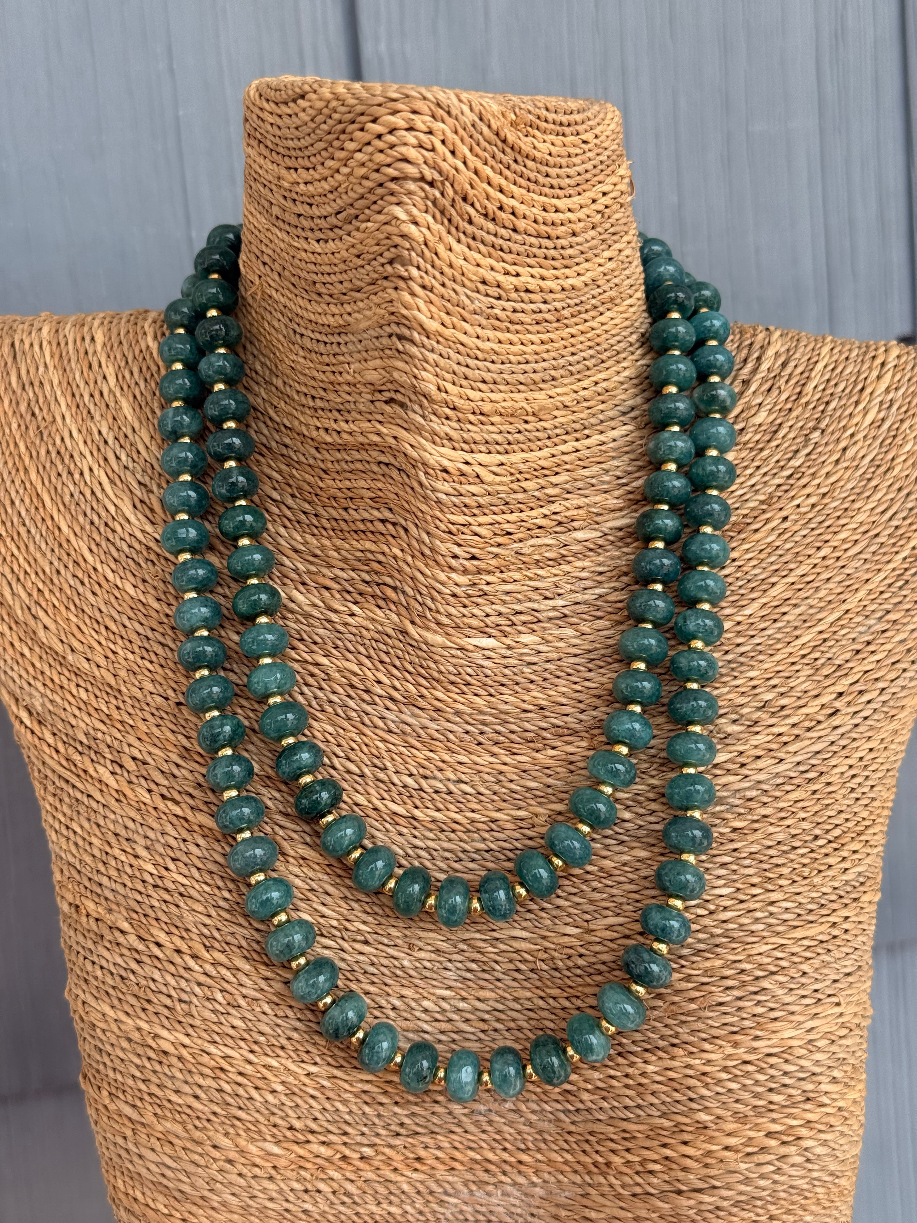 Sea Glass Necklace - Blue - Smith & Co.