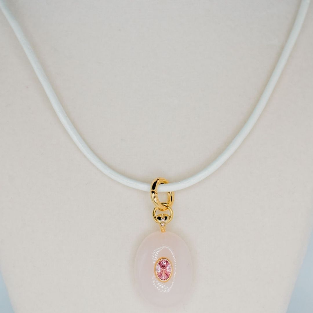 Beach Combing Necklace - Coconut & Pink - Smith & Co.