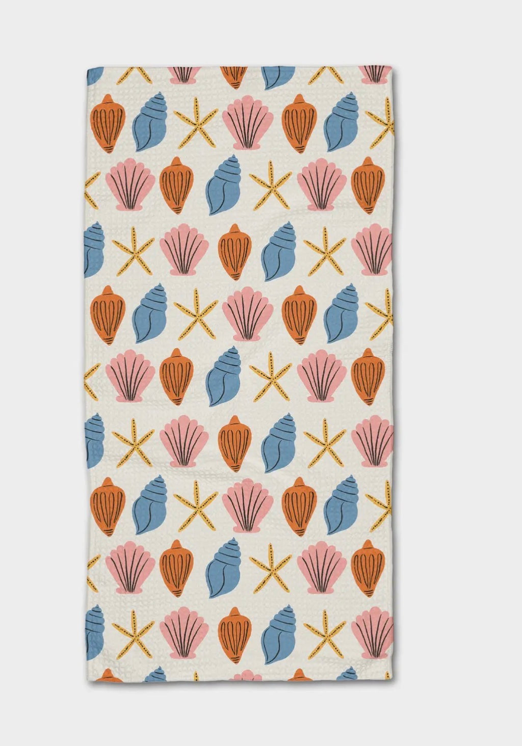Seashell Collection Bar Towel Geometry