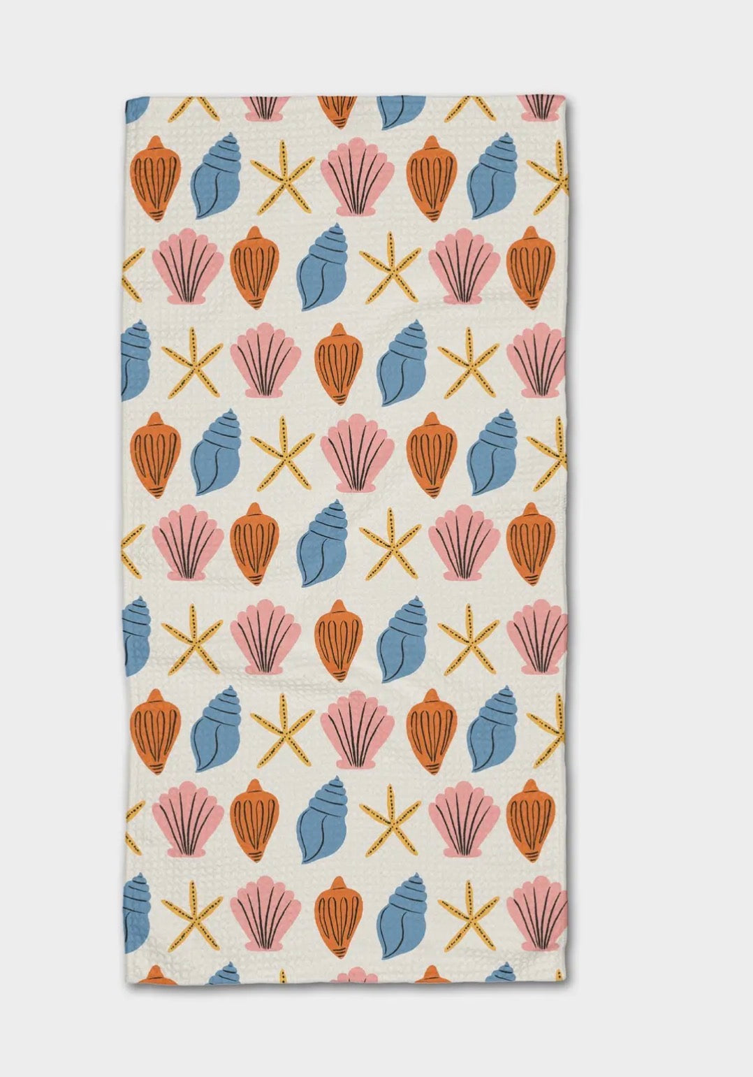 Seashell Collection Bar Towel Geometry