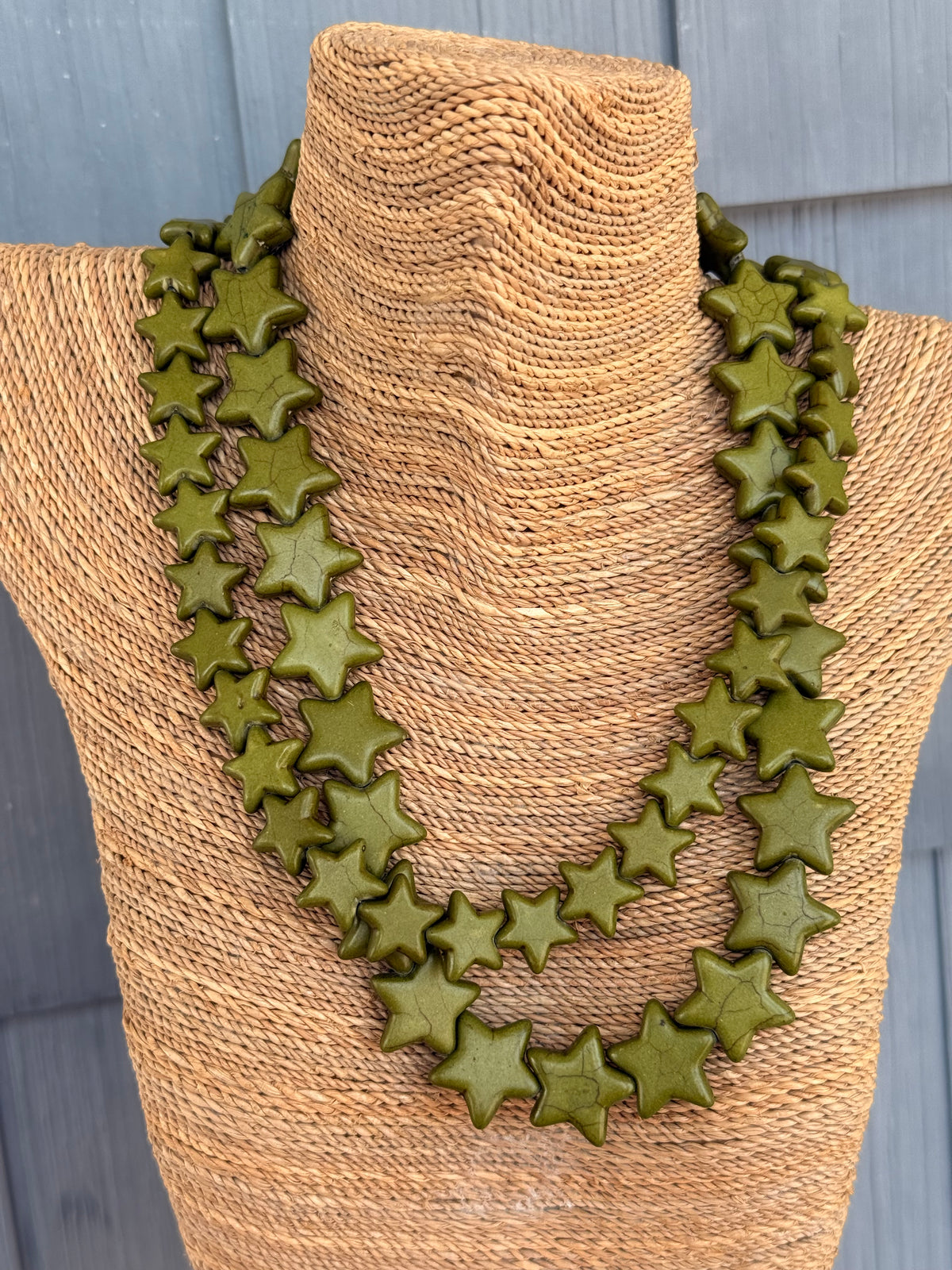 Sea Star Necklace SMALL - Hunter Green- Smith & Co.
