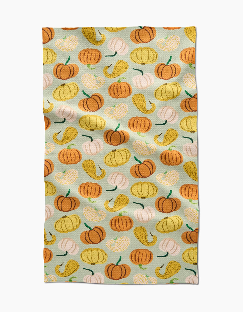 Pumpkins & Gourds Tea Towel Geometry