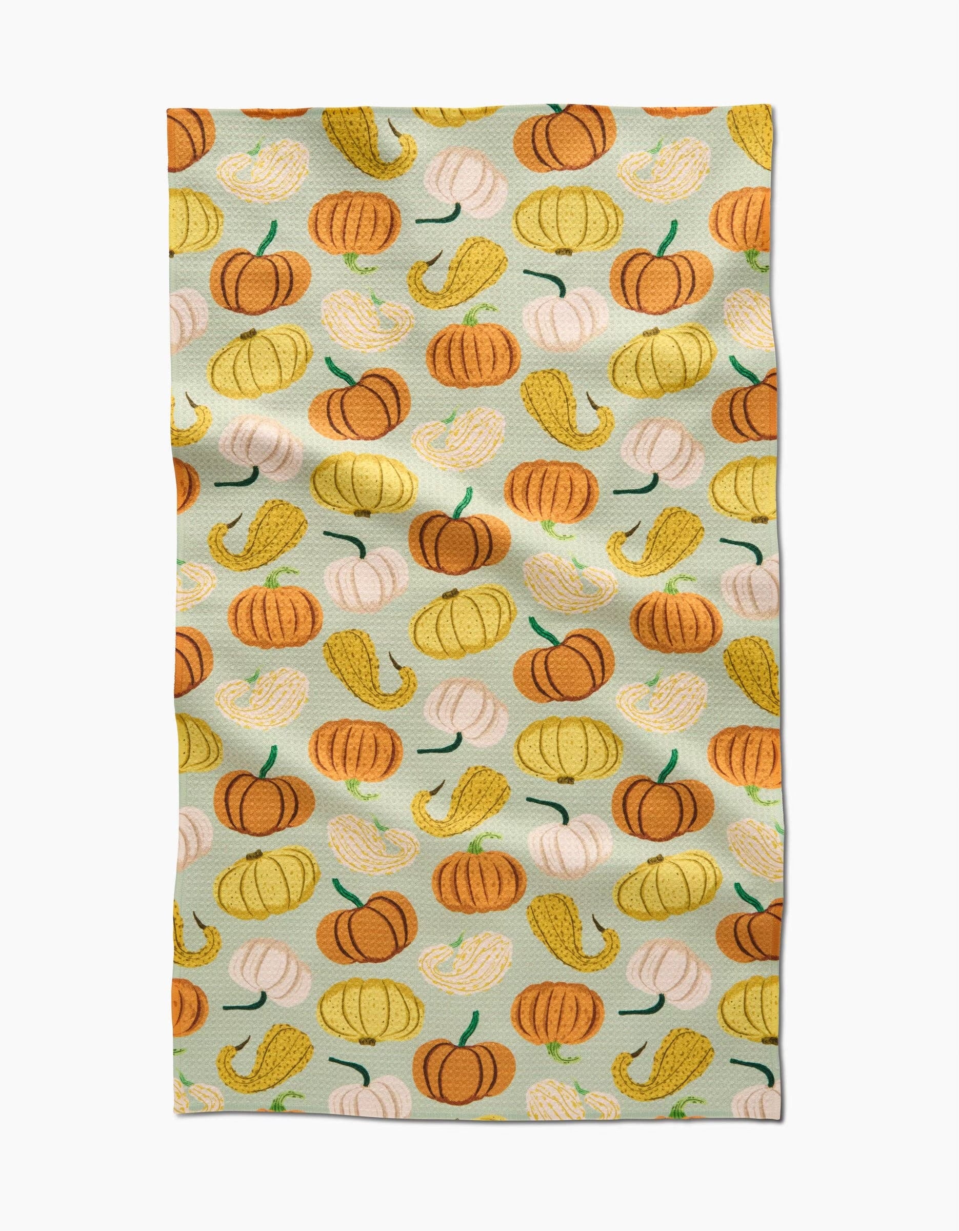 Pumpkins & Gourds Tea Towel Geometry