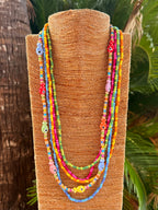 Handmade Beaded Necklace Set (set of 5)
