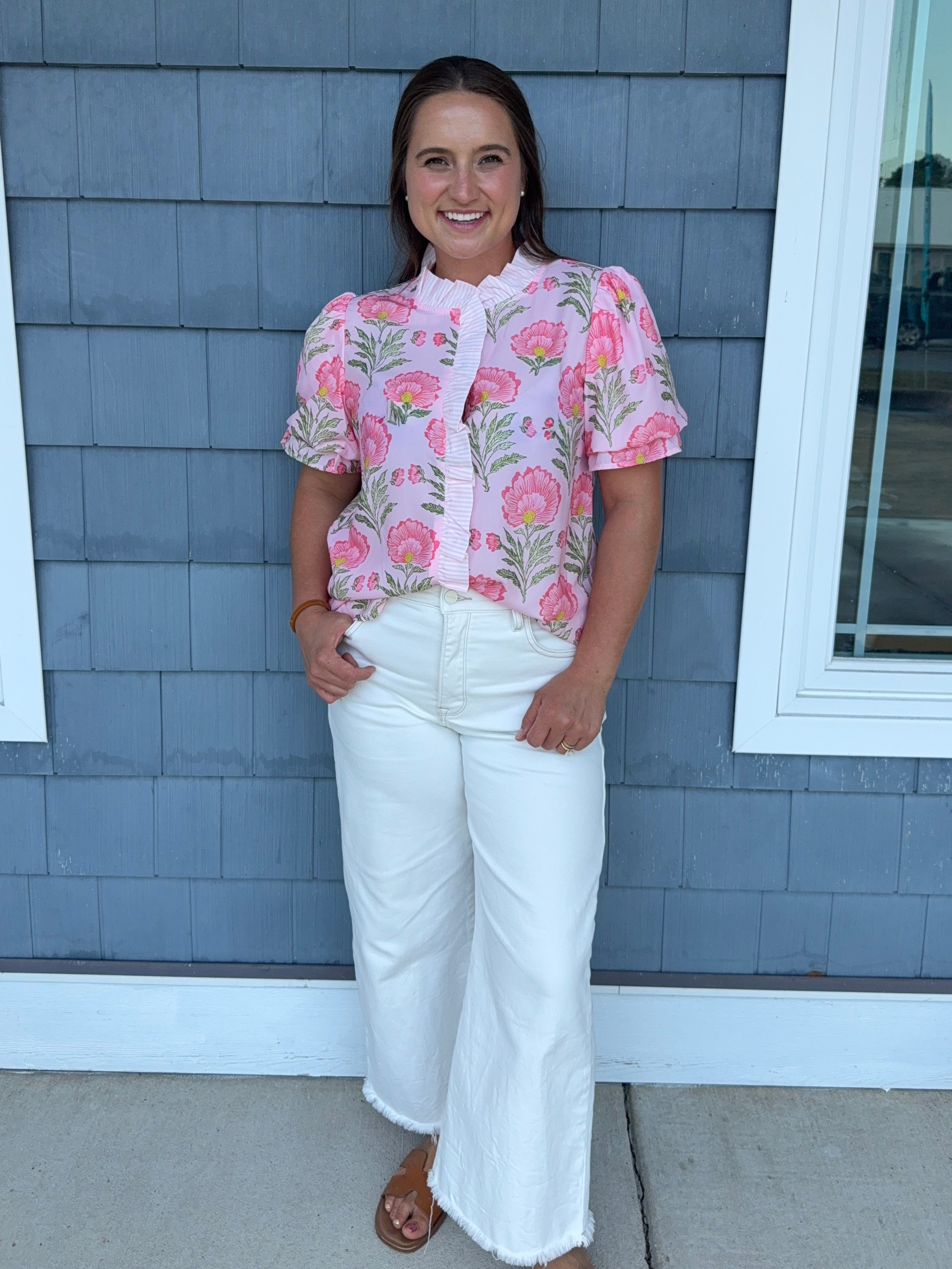 Sweet Bloom Puff Blouse