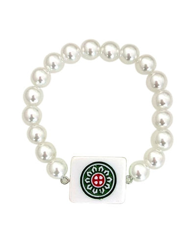 Pearl Mahjong Bracelet