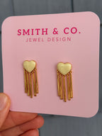 Lagoon Tassel Earrings - Coconut - Smith & Co.