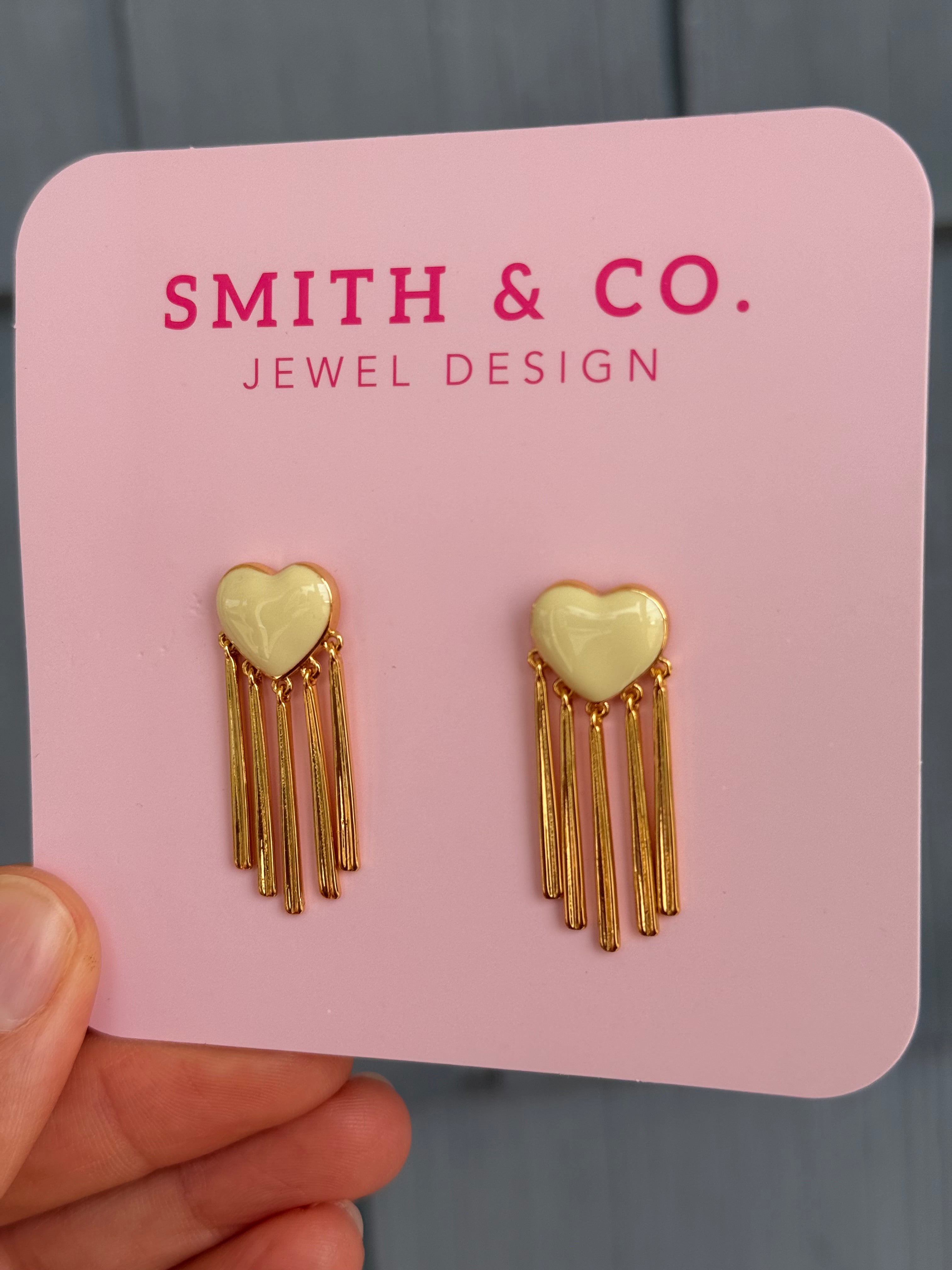 Lagoon Tassel Earrings - Coconut - Smith & Co.