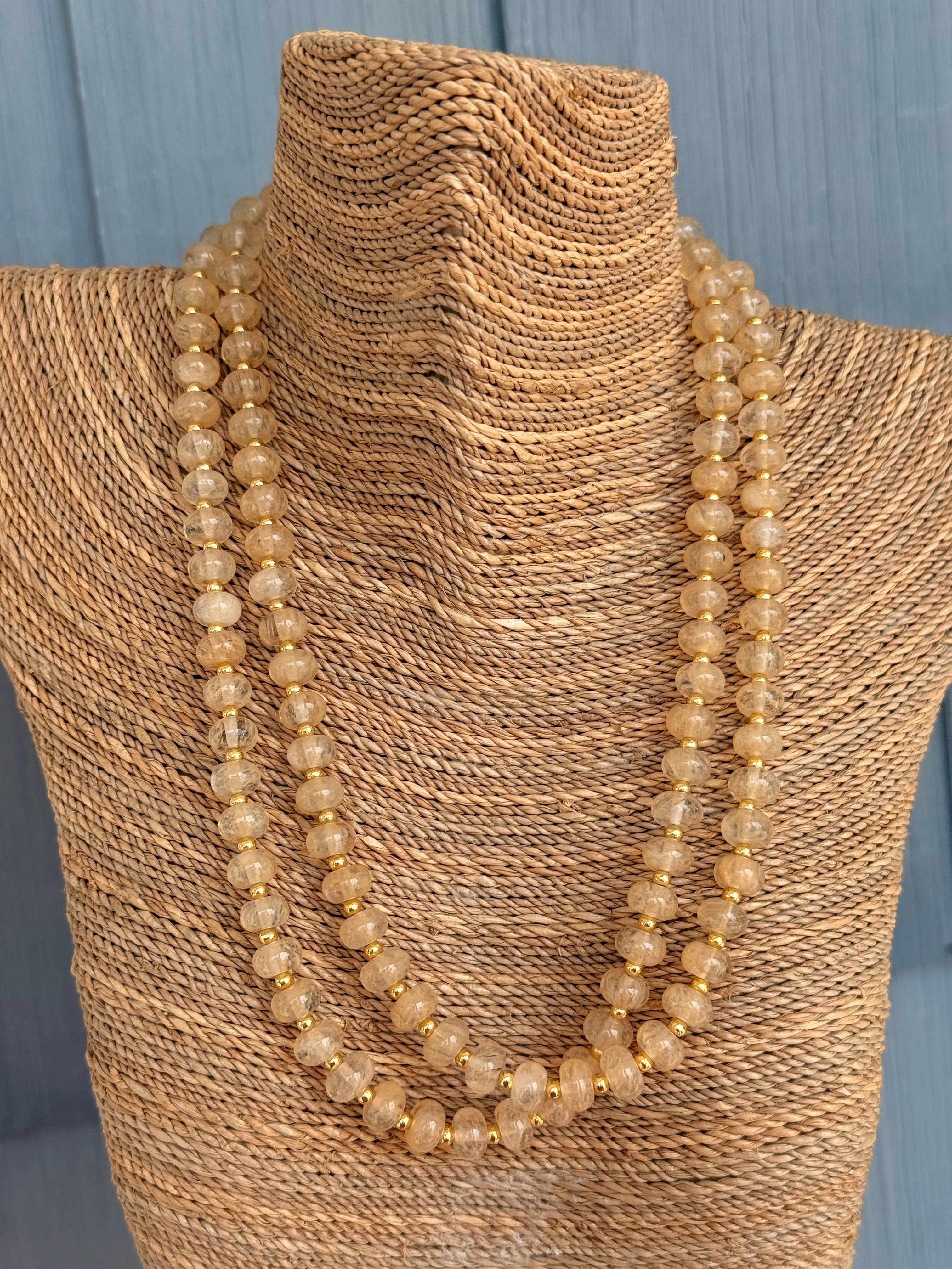 Sea Glass Necklace - Coconut - Smith & Co.