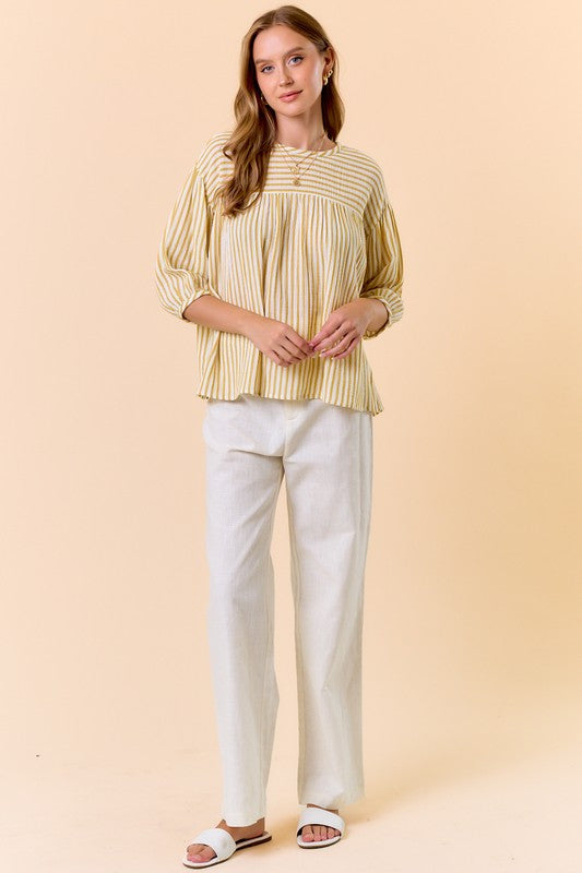 Striped Honey Blouse
