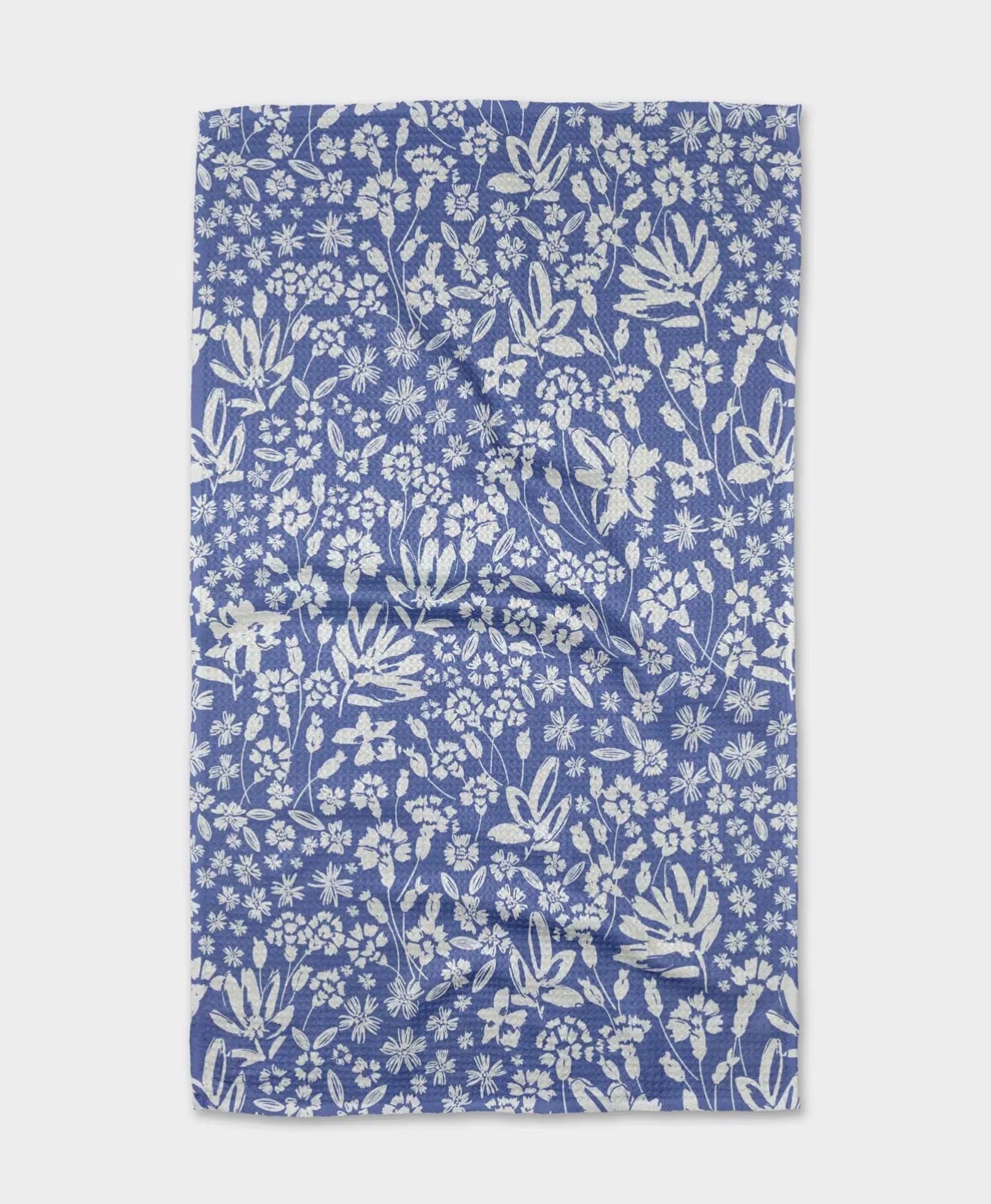 Bloom Me Over Floral Tea Towel Geometry