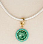 Luna Pendant Necklace Turquoise & Yellow - Smith & Co.
