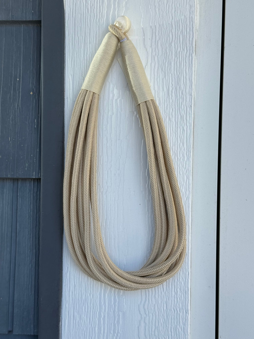 Beige Rope Necklace