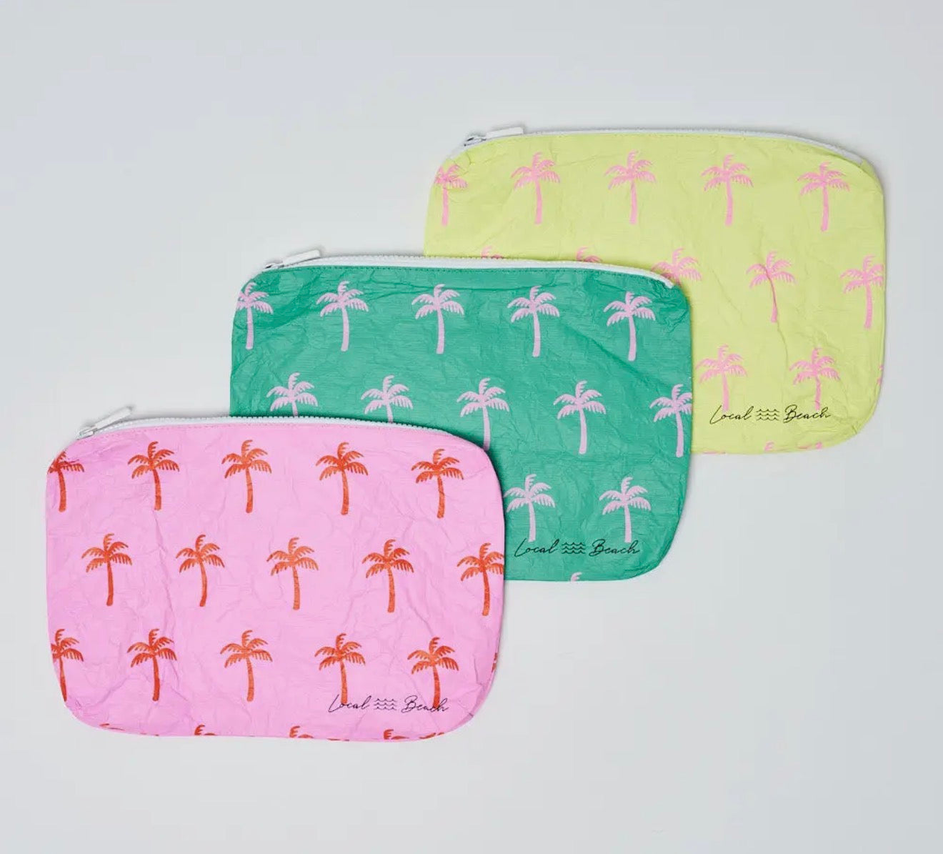 Pink Neon Palms Water Resistant
Tyvek Printed Pouch