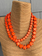 Sea Star Necklace SMALL - Orange- Smith & Co.