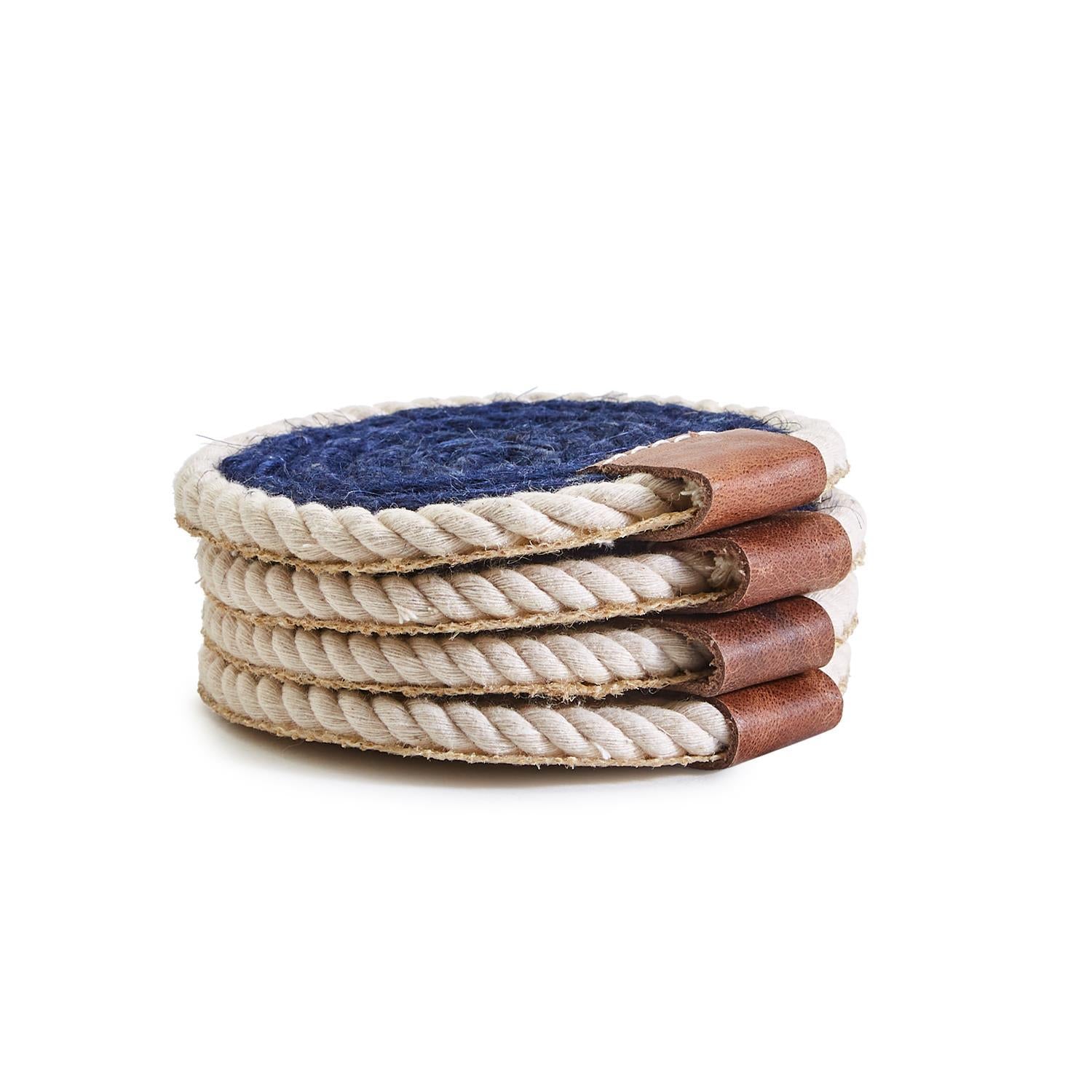 Nautical Rope Coasters Set of 4