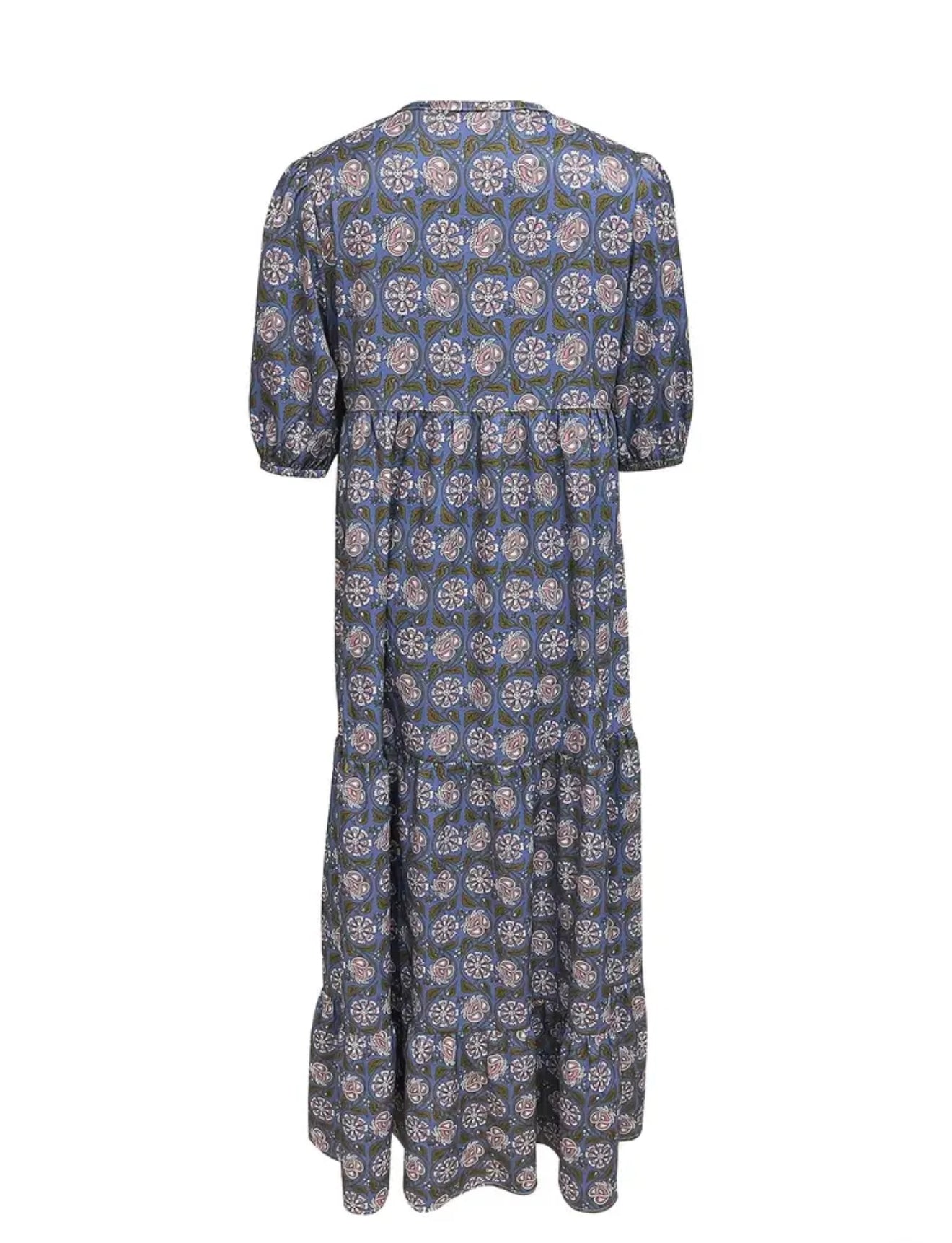 A-Line Fig Maxi Dress