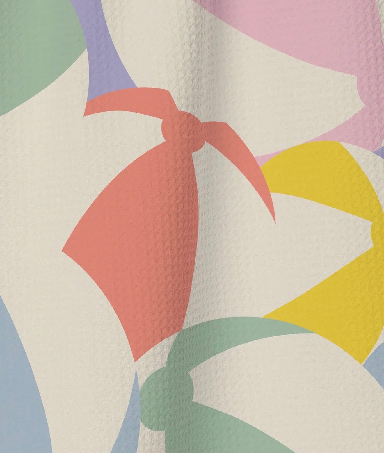 Beach Ball Tea Towel Geometry