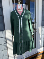 Green Ricrac Trim Dress