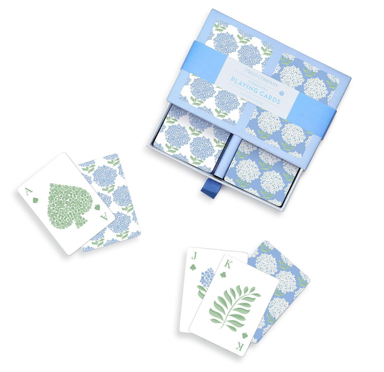 Hydrangea Playing Cards In Gift Box