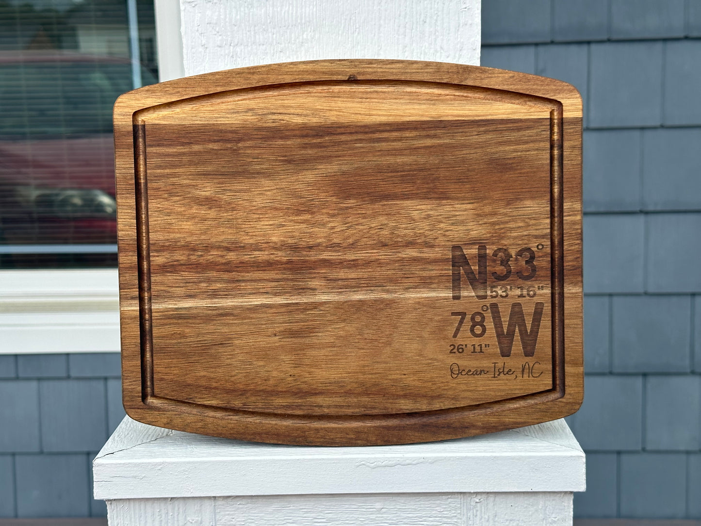 Ocean Isle Wooden Cutting Board