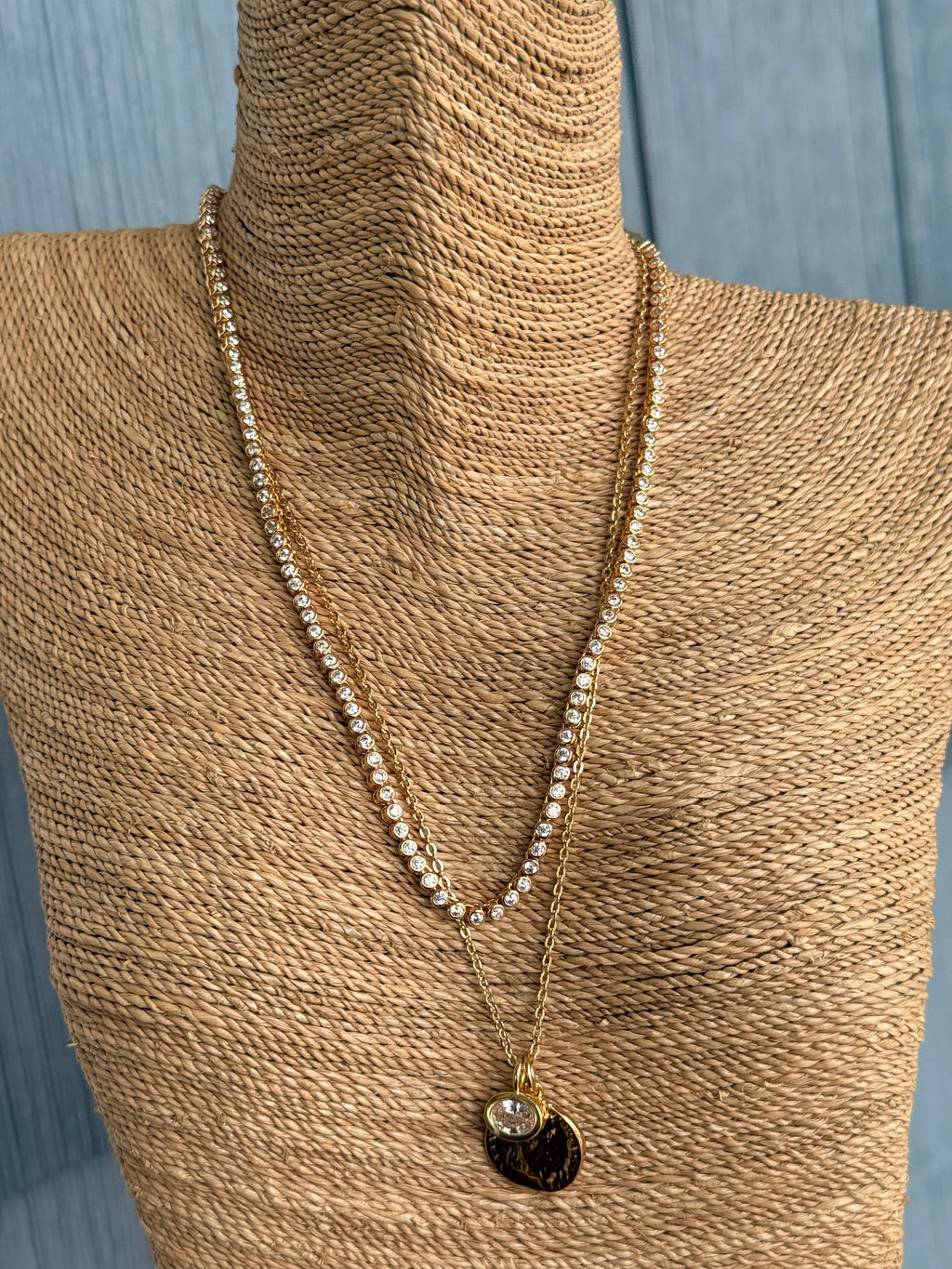 Cubic Zirconia Tennis Necklace Cristina V.