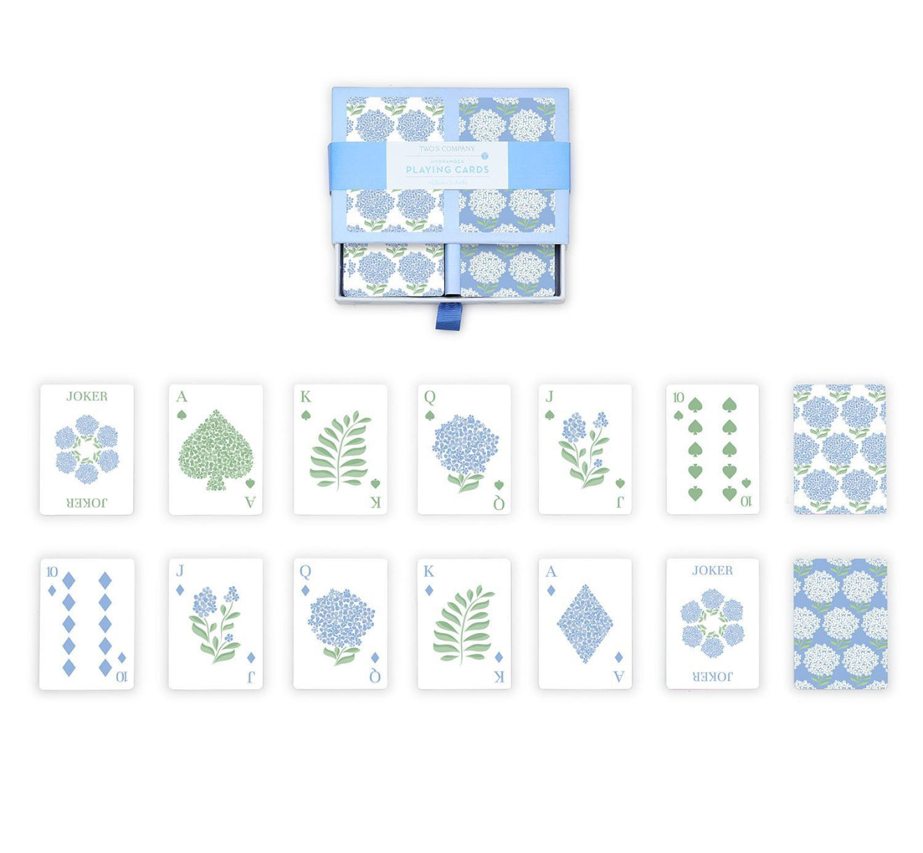 Hydrangea Playing Cards In Gift Box