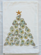 Oyster Tree Flour Sack Towel
