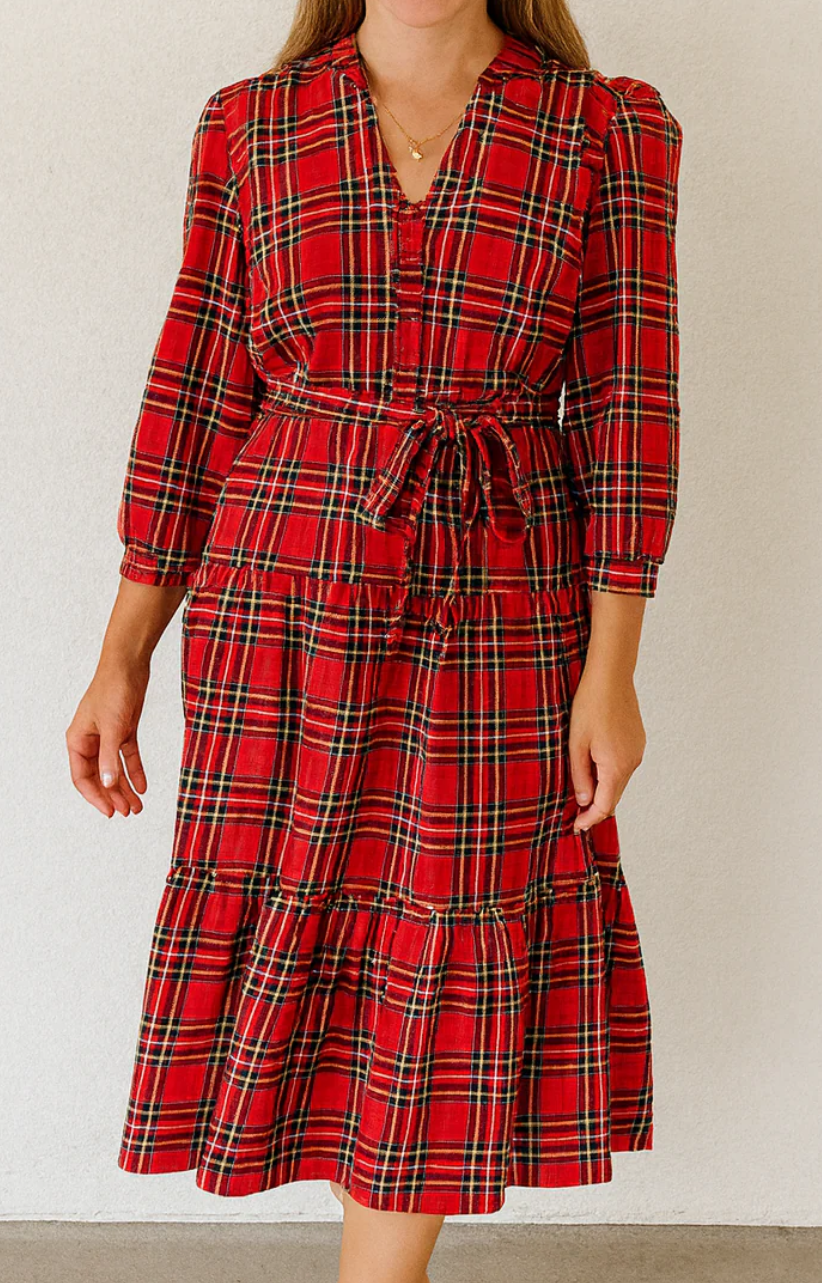 Christmas Plaid Dress