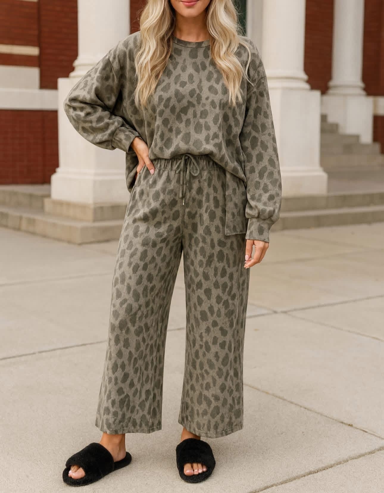 Leopard Patchwork Set