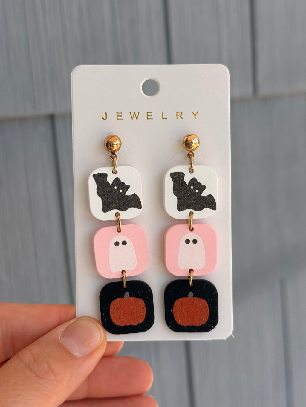 Halloween Dangle Post Earrings