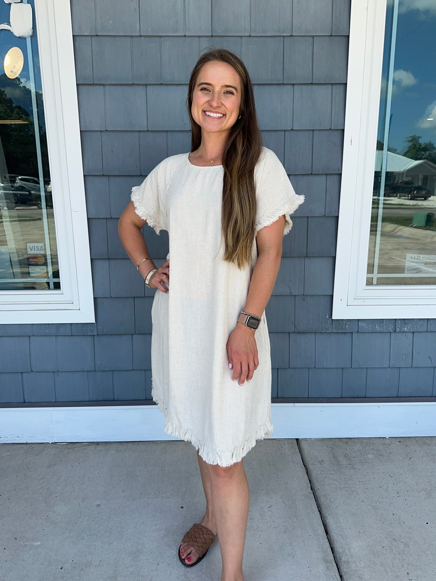 Gauze Two Pocket Top (Multiple Colors)