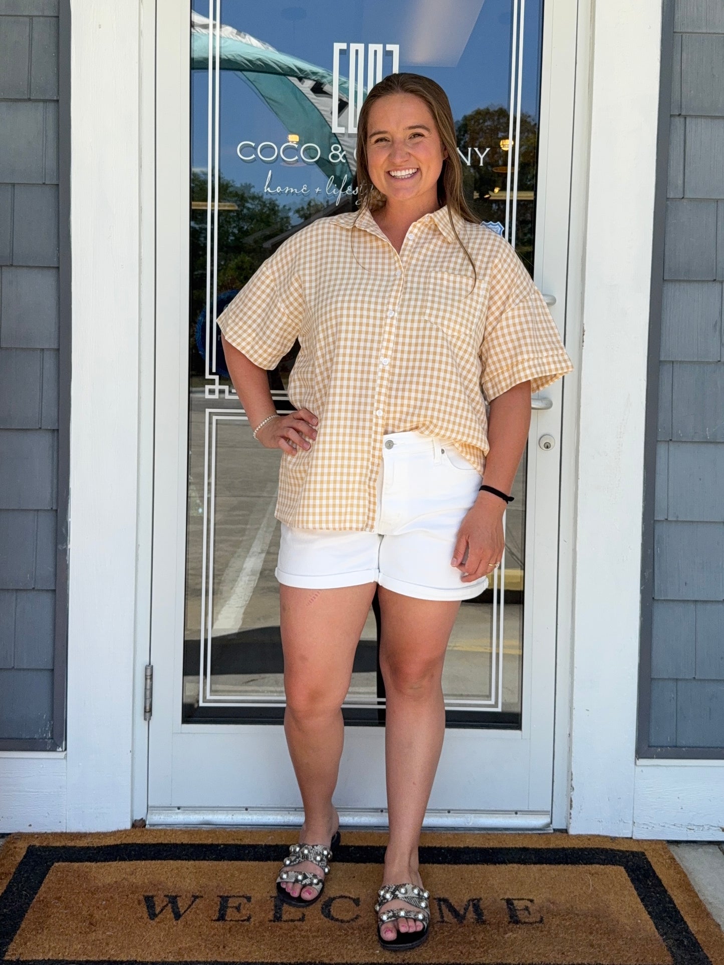 Marigold Button Down Shirt