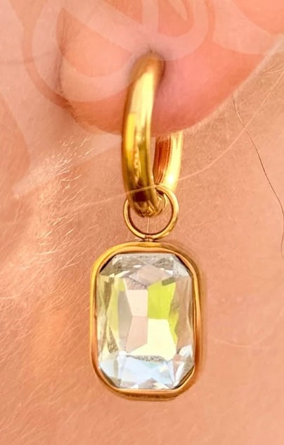 Emerald Cut Earrings