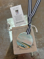 Porcelain Beach Ornament