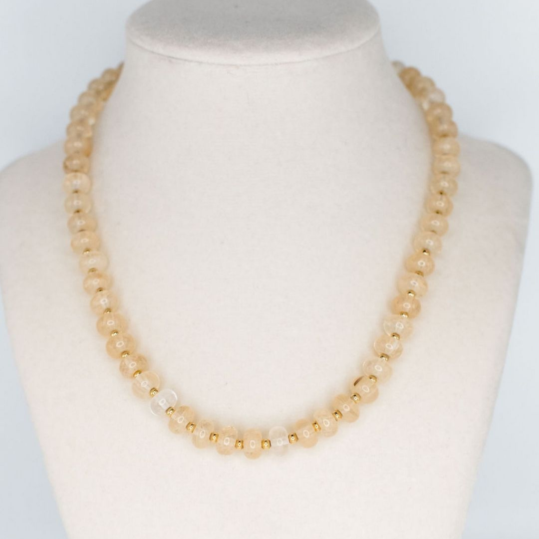 Sea Glass Necklace - Coconut - Smith & Co.