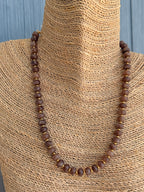 Sea Glass Necklace - Timber Brown- Smith & Co.