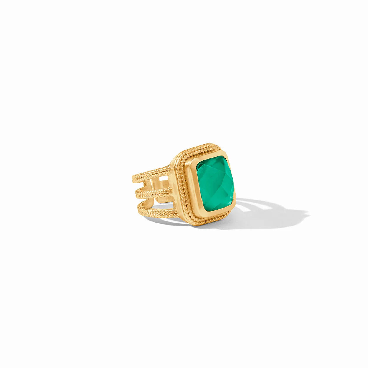 Cheval Statement Ring Iridescent Emerald, Julie Vos