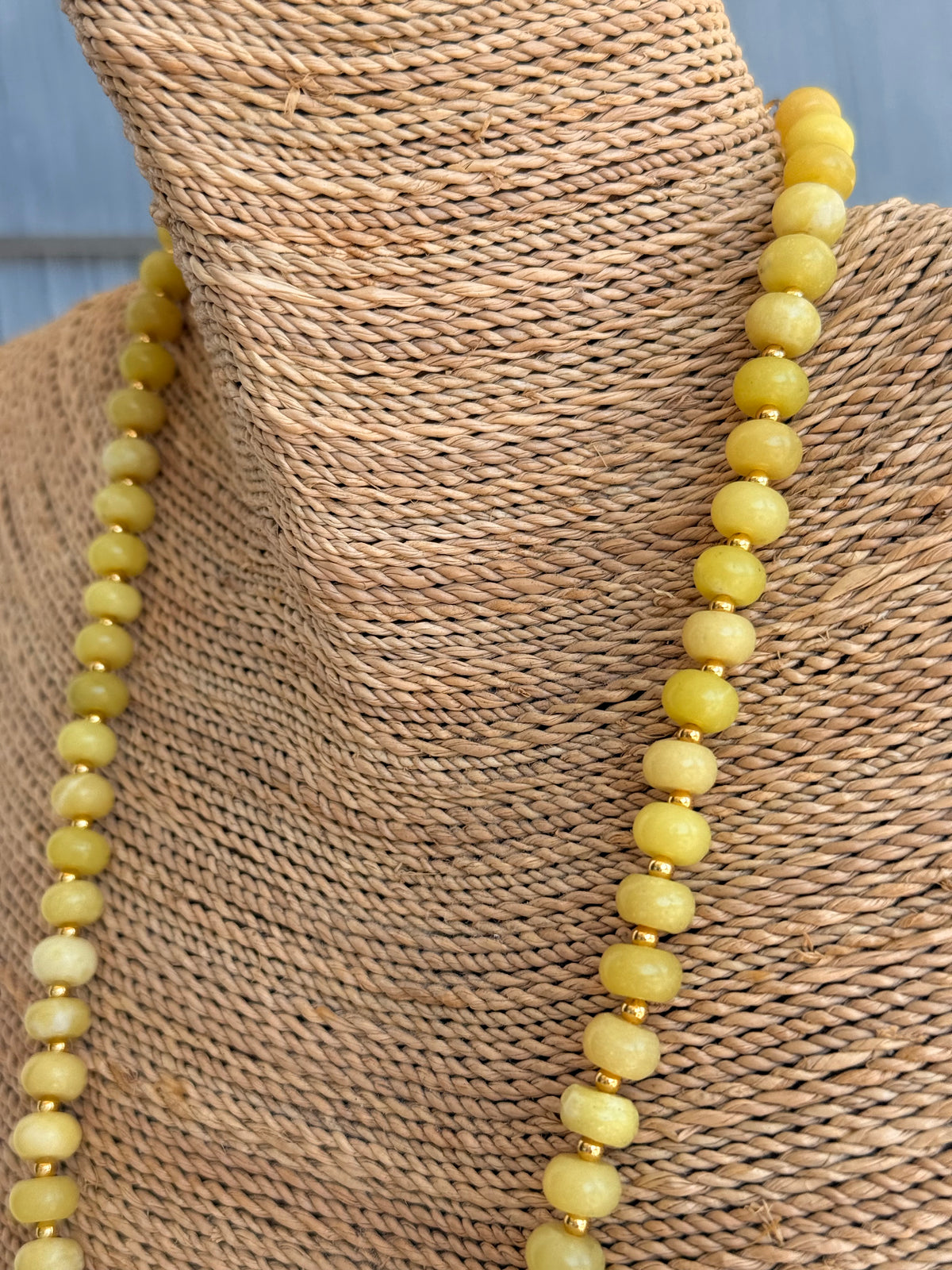 Sea Glass Necklace - Chartreuse-Smith & Co.