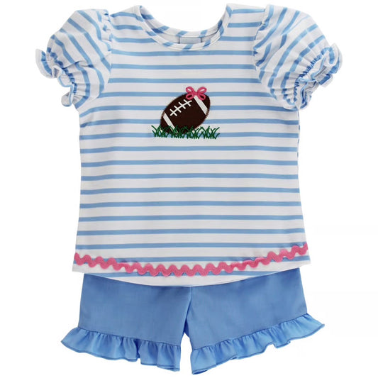 Tiny Touchdown Girls Short Set, Bailey Boys