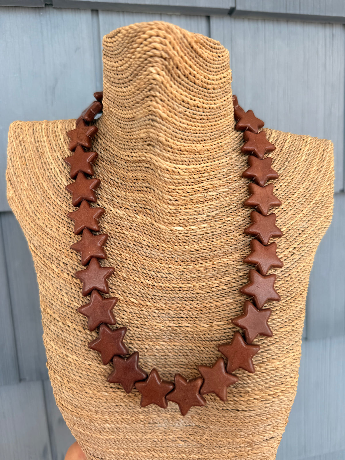 Sea Star Necklace Large - Brown - Smith & Co.