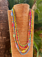 Handmade Beaded Necklace Set (set of 5)