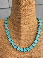 Sea Star Necklace SMALL - Teal- Smith & Co.