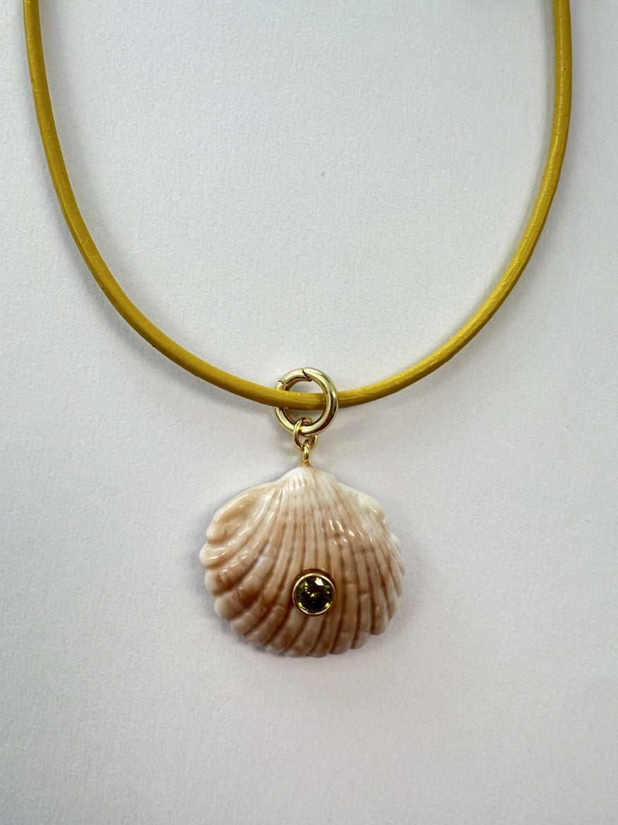 Beach Combing Necklace - Yellow & Coconut - Smith & Co.