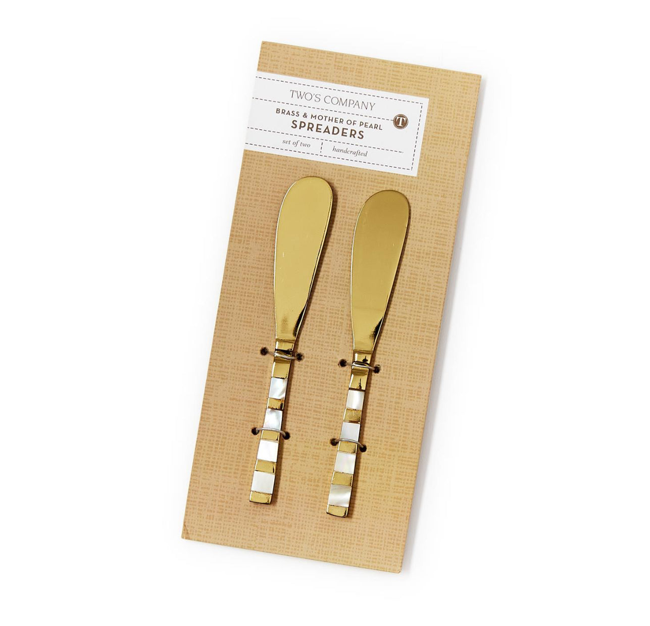 Mother of Pearl Spreaders on Gift Card